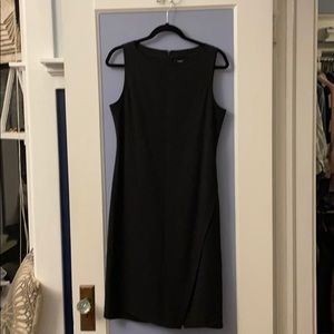 Theory Black dress with front slit